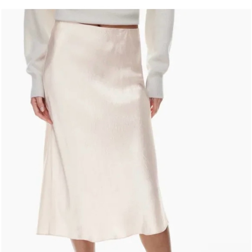 Aritzia Babaton slip midi skirt - denude - size 00 - NWT